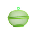 Portable Metal Storage Basket Lid Mesh Prevent Flies Fruit Kitchen Qme Green