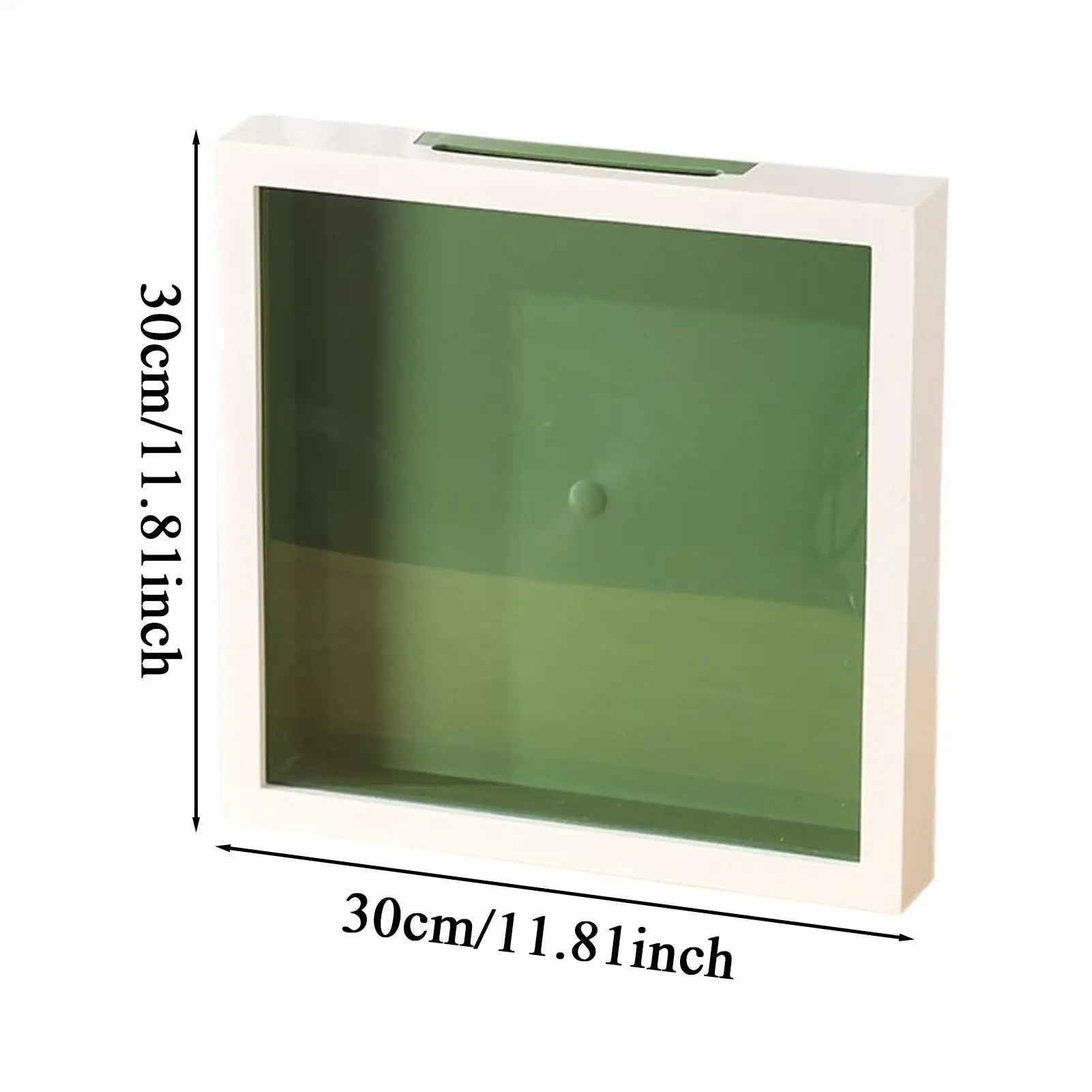 Shadow Box Slot Travel Ticket Card Memory Clear Display Case Home Qme
