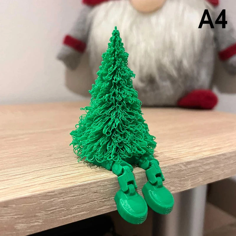 3D Printed Christmas Ball Tree Ornament Movable Joint Decorations Qme A4