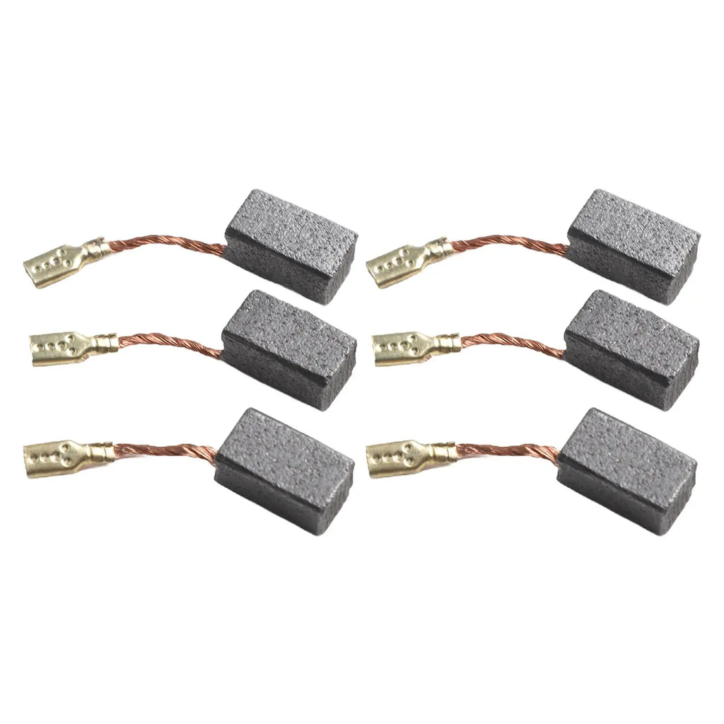 6pcs Carbon Brushes For Bosch 6.5x8x13mm GWS 7-100 GWS 7-115 E GWS 7-125 GOP250CE Carbon Brush Replacement Power Tools Qme