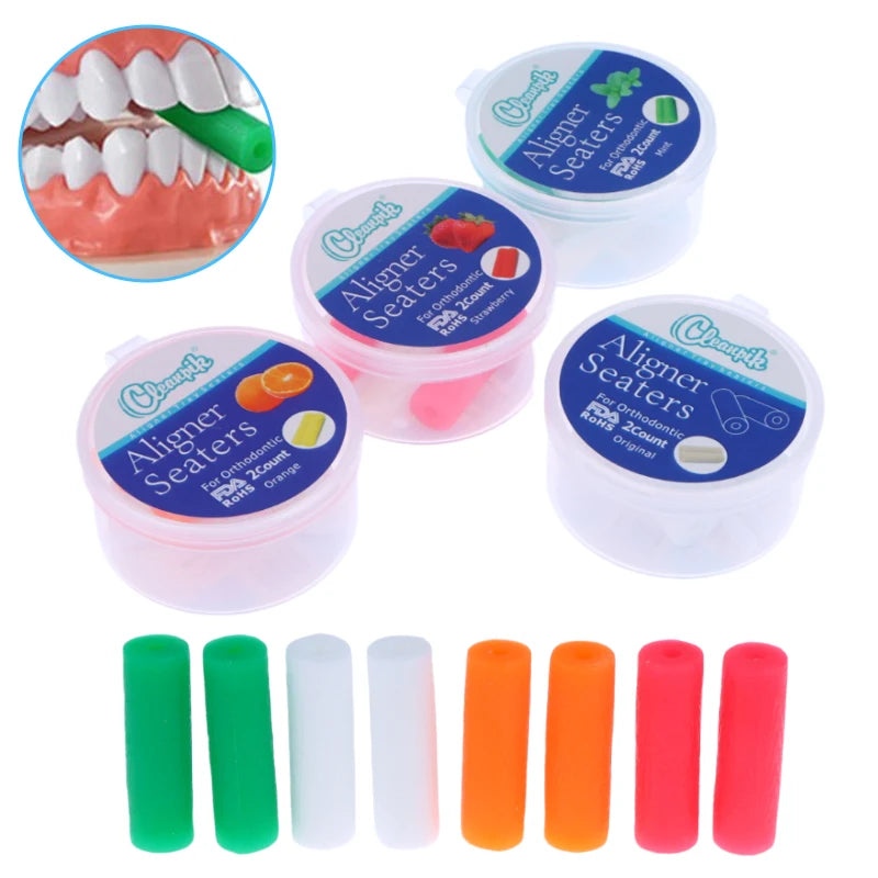Teeth Chewie Patient Tooth Aligner Chewies Aligners Tray Brackets Qme