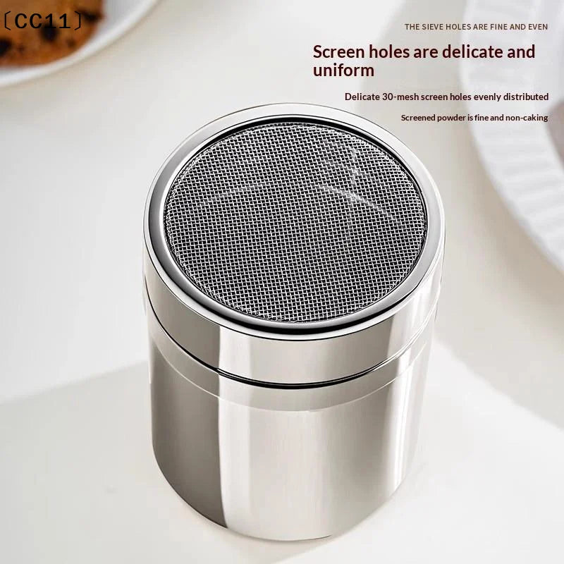 Duster Cover Cocoa Powder Coffee Stainless Steel Fine Mesh Bucket Qme Default Title