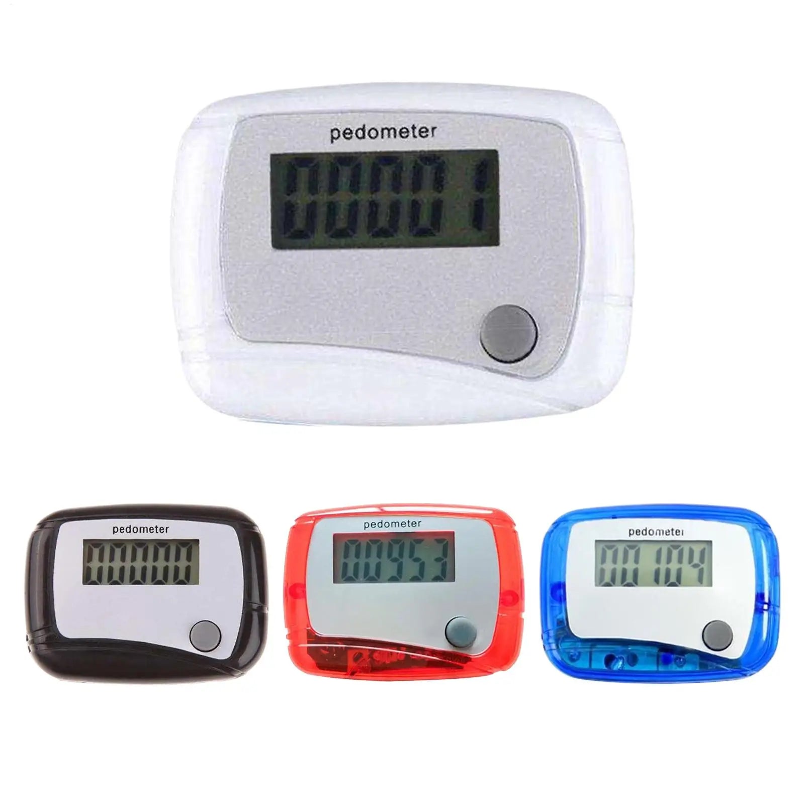Step Counter for Elderly Sports Clipping Walk Meter Senior Steps Counter for Sports Running Training Hiking Backpacking Travel Qme