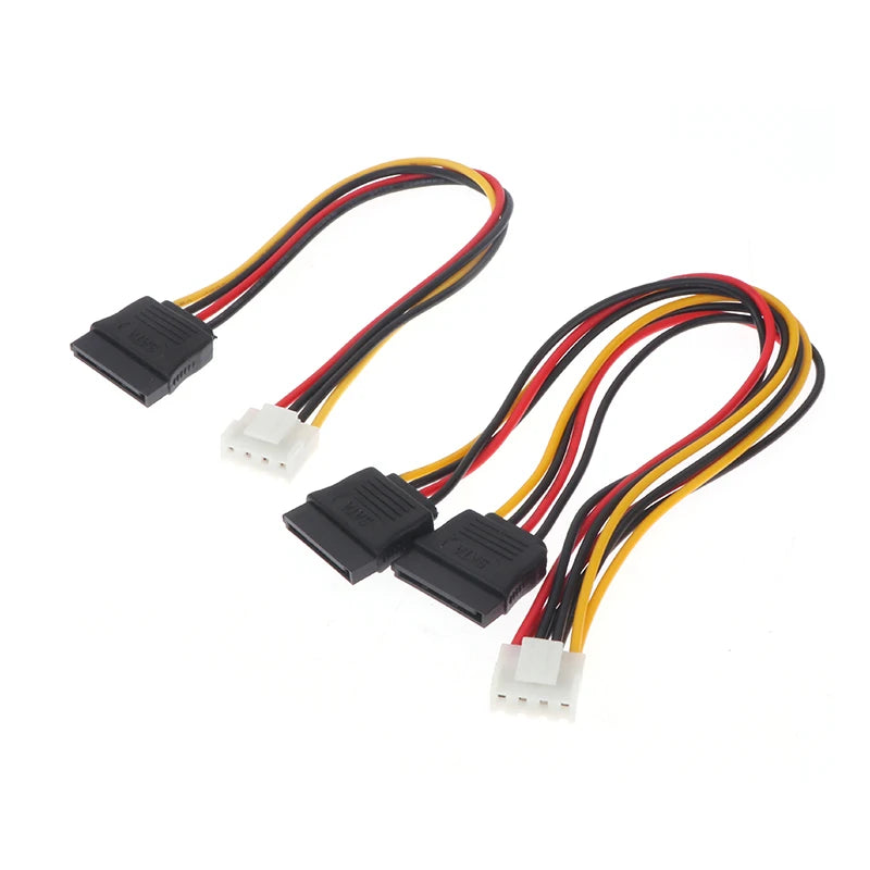 4Pin SATA Power Cable Hikvision DAHUA Mini VCR IP Camera CCTV Hard Qme