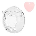 Suitable for Tamagotchi amusement park protective cases transparent glitter electronic pet shells with button caps Qme A