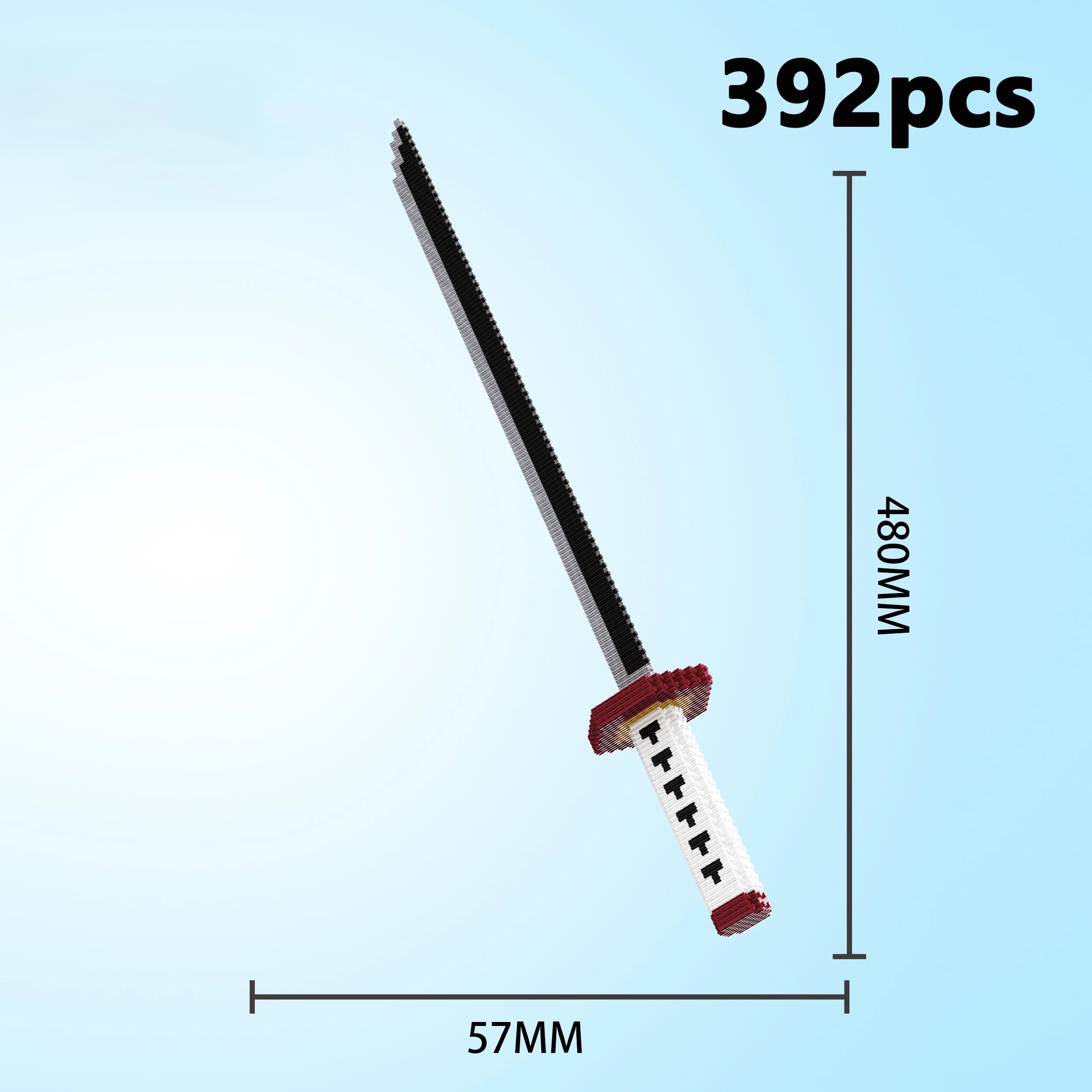 Sword Building Blocks Ninja Blade Katana Japanese Anime Butterfly Nichirin Knife Bricks Toys Children Adult Boys Girls Gift Qme Opp bag 5