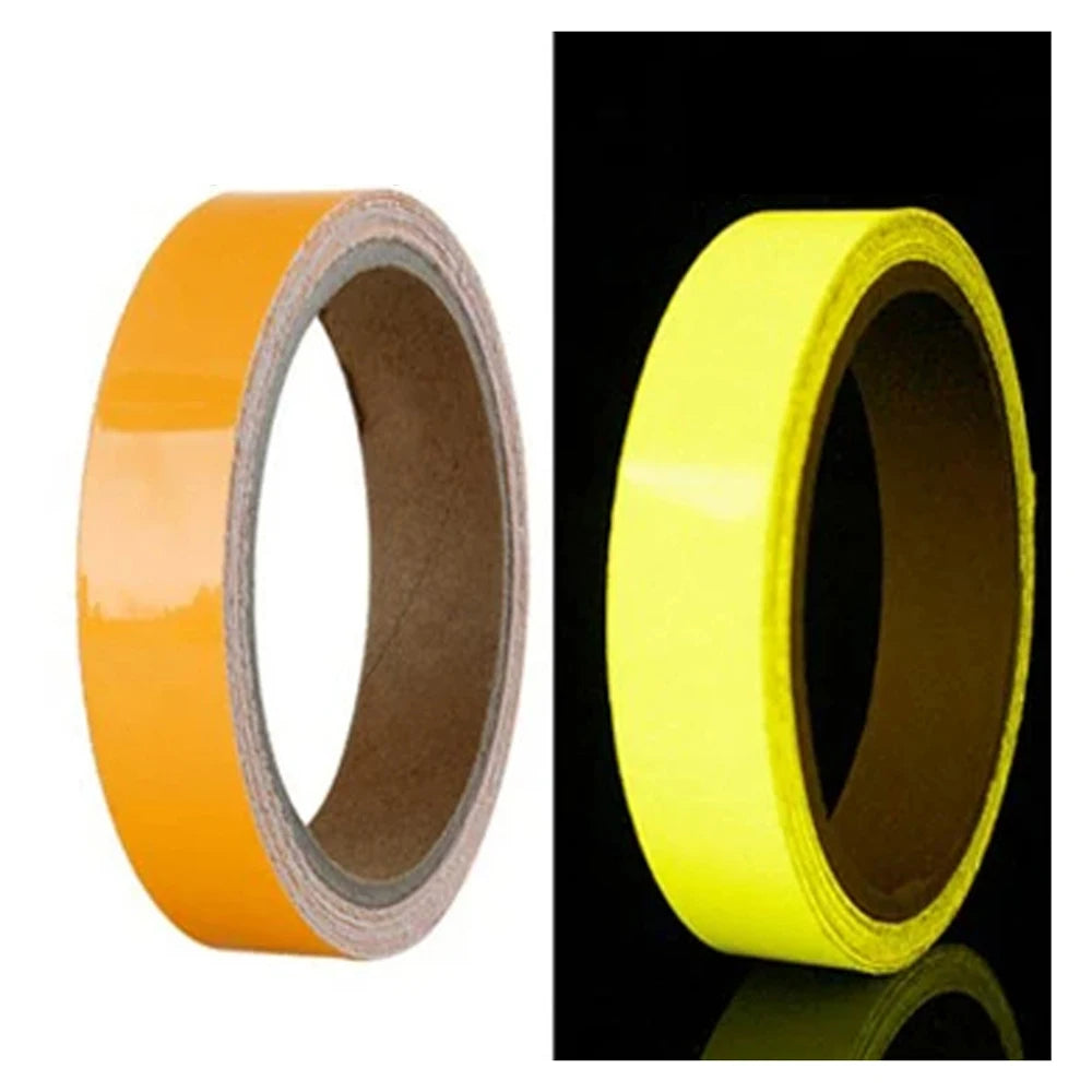5 Colors Luminous Tape Self Adhesive Glow in the Dark Reflective Fluorescent Glowing Tapes Striking Wall Stripe Sticker Warning Qme 1pc 4 1cmx3.2M