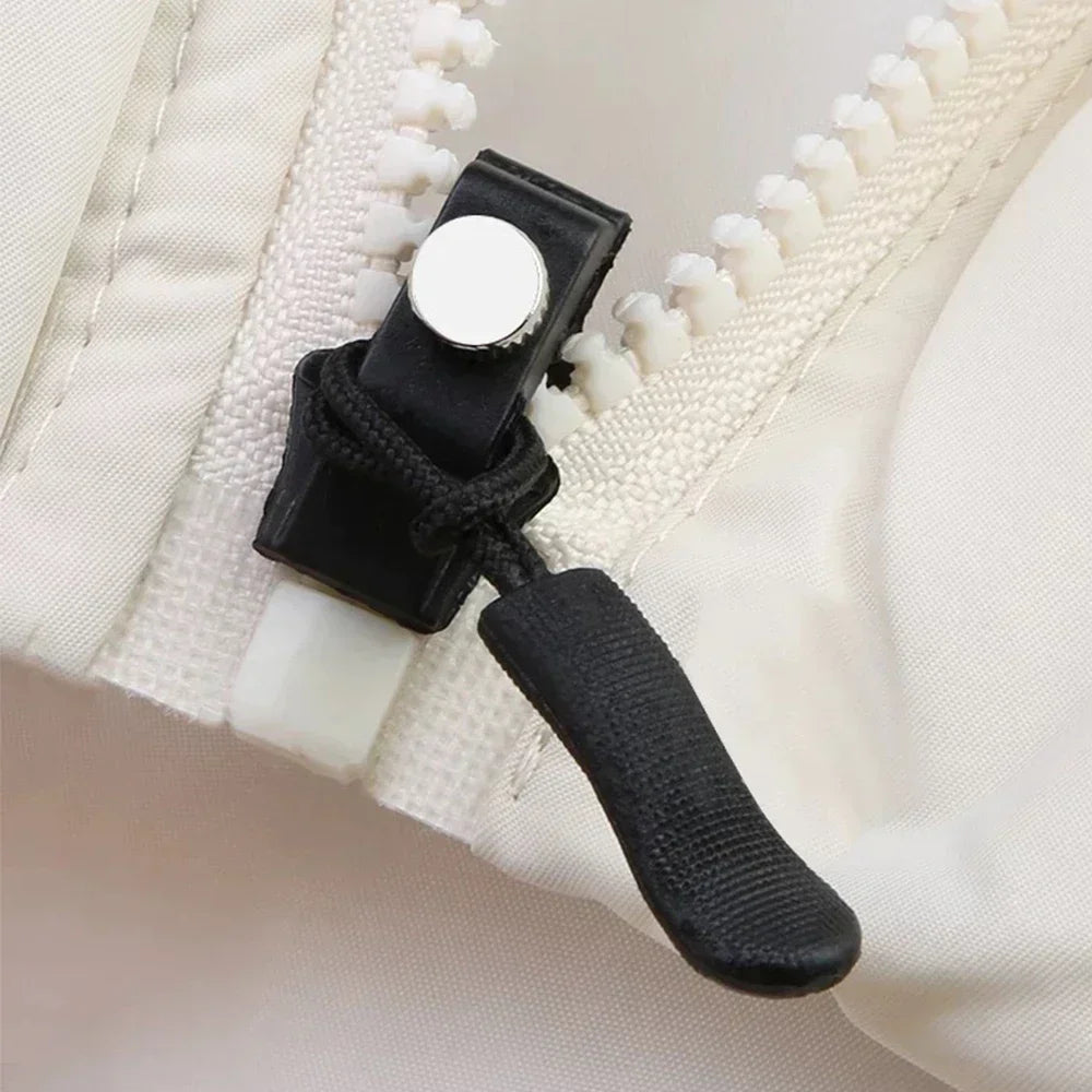 Universal Zipper Repair Kit Quick Instant Detachable Zipper Head Replacement Zipper Slider Pull for Jacket Bags Coat Free Sewing Qme