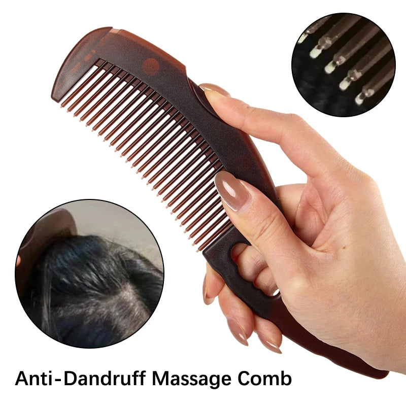 Anti-static Anti-tangling Hair Brush Hollow Parting Comb Massage Care Qme onesize