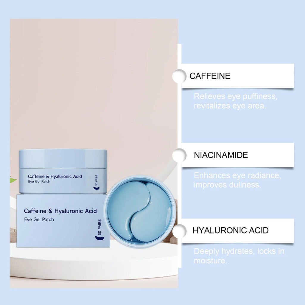 Coffee Eye Care Products Eye Cream with Roller Moisturizing Eye Mask Anti-Dark Circles Eye Serum for Puffiness Firming Hydration Qme