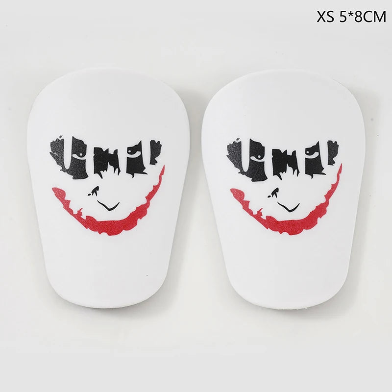 1Pair Mini Football Shin Pad Wear-resistant Shock Absorbing Leg Qme XS