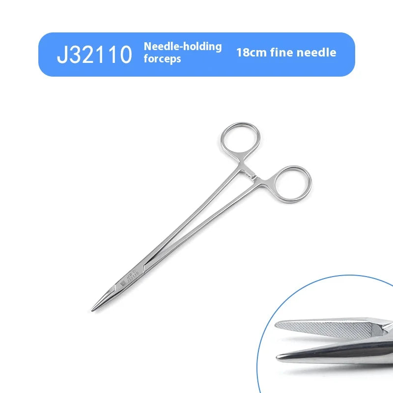 Needle Holder Medical Surgery Stainless Steel Forceps Thick Thin Qme e