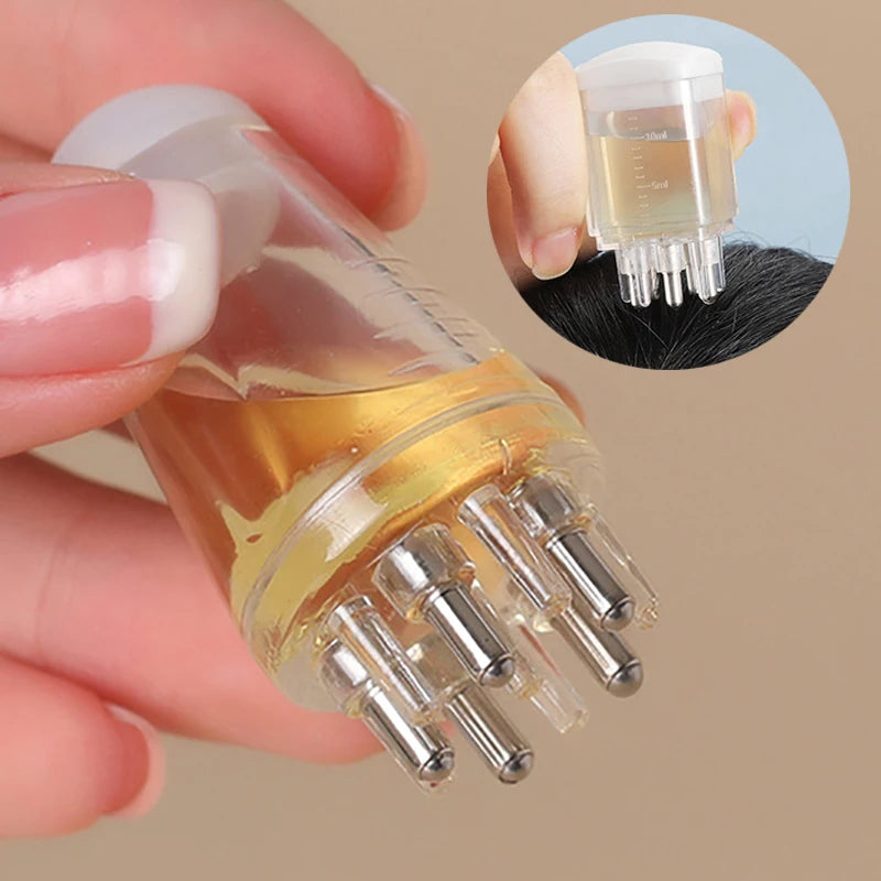 Scalp Applicator Liquid Comb Hair Roots Massage Comb For Hair Growth Serum Oil Nourish Liquid Guiding Anti Hair Loss Scalp Care Qme