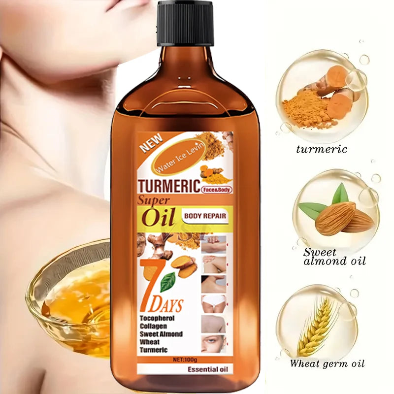 Ginger Essential Oil Massage Oil, Gentle and Non-Greasy, Suitable for All Genders, Contains Camellia Oil and Almond Oil, Perfect for Massage, Bathing, Body and Hair Care Qme