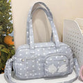 Jk Large Capaci Single Oulder Crossbody Bag For Women Casual Pure Color Leisure Youth Bag Handbag Tote Bags Qme A1