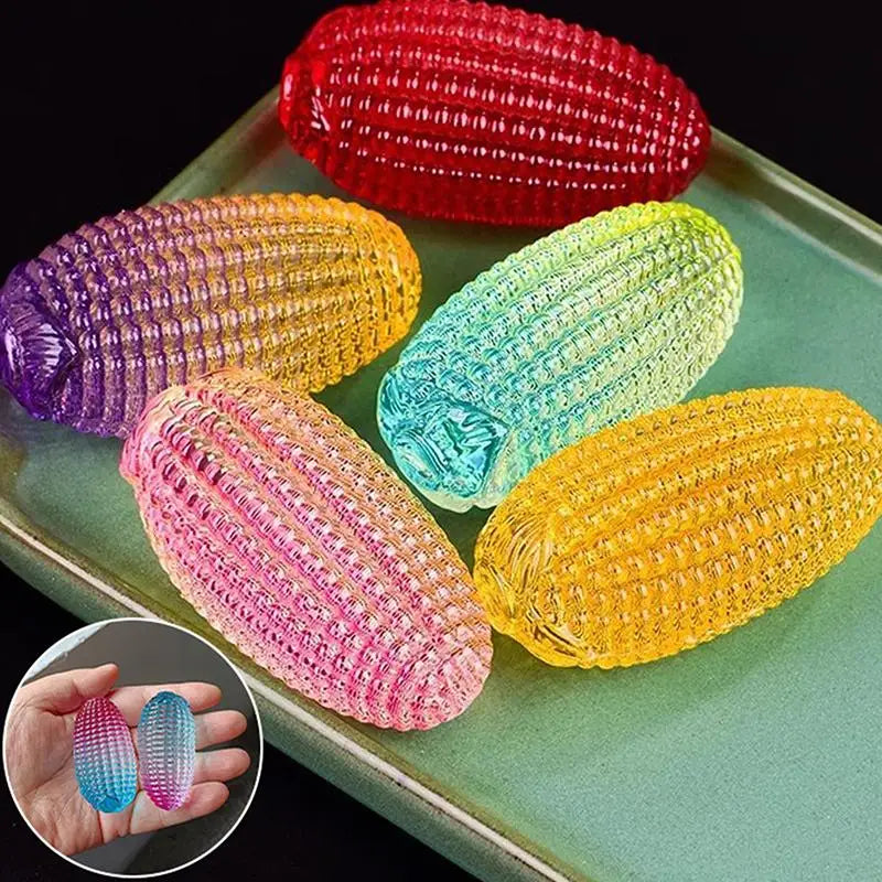 Desktop Decoration Photography Prop Good Luck Crystal Corn Ornament Qme