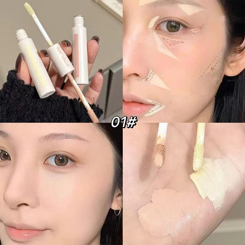 ART VALUE Double-ended Liquid Foundation Concealer Base Waterproof Qme AE852-01