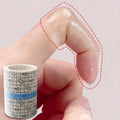 1 Roll Transparent Self-Adhesive Tape, PU Material Bandage, Portable Finger Protector, Anti-Friction Sticker for Bathing Qme 1 roll