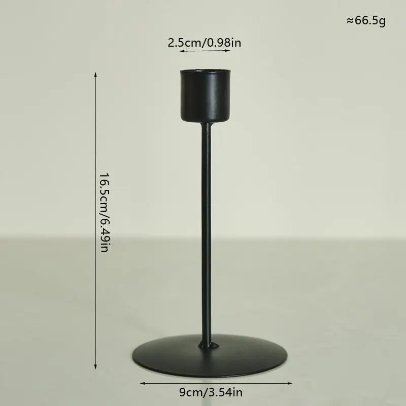 Living Room Decor Home Candlestick European Metal Candle Holders Qme A4