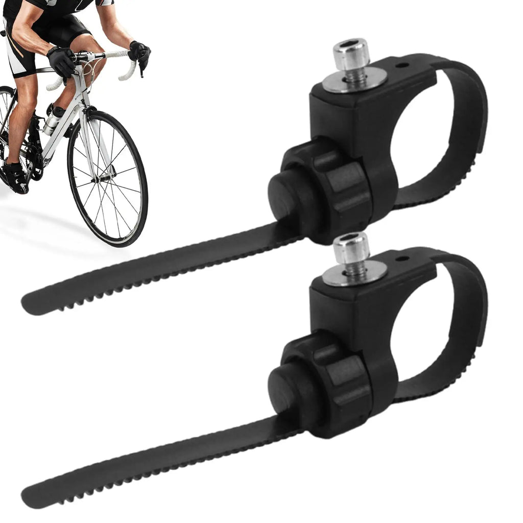 Bike Fork Clamp Fork Mounting Bracket Adapter Front Rear Rack Adjustable Ring Modification Accessories 2x Installation Cycling Qme