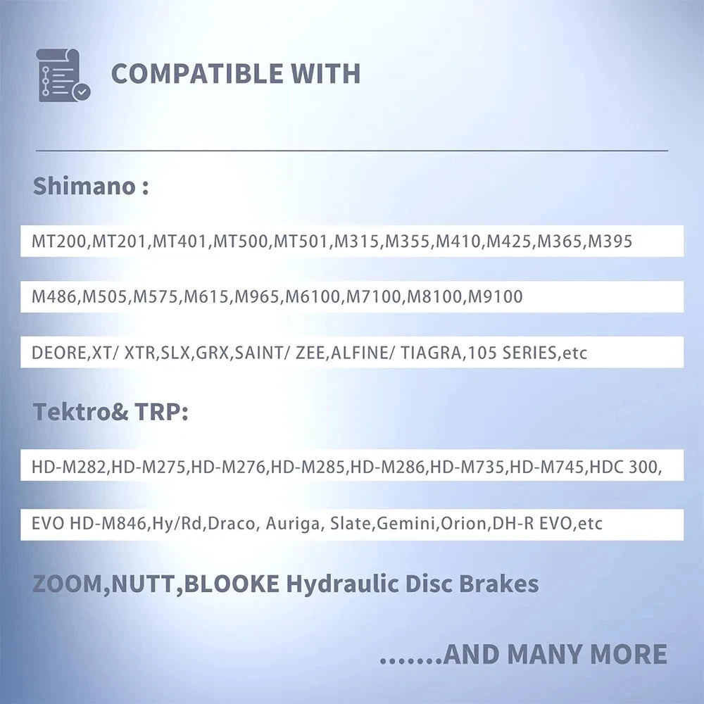 High Performance Bike Brake Mineral Oil - 60ml/2oz - Ideal for Shimano and Tektro Hydraulic Brake Systems Qme