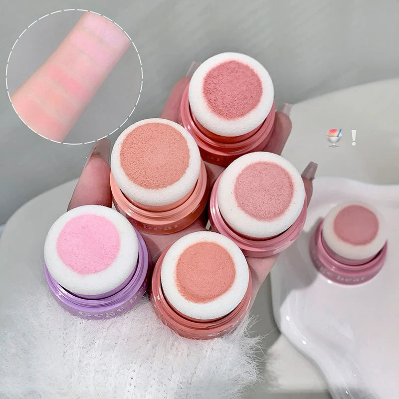 Gege Bear Matte Blush Powder Natural Finish Long-lasting Low Qme
