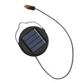 1Pcs Waterproof Outdoor Lighting DIY 400Mah Solar Panel Replacement Tops For Garden Yard Patio Decoration Lanterns Lights Qme black