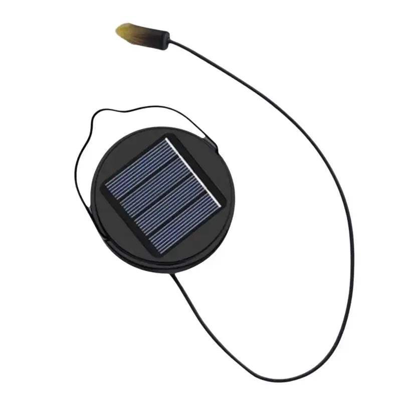 1Pcs Waterproof Outdoor Lighting DIY 400Mah Solar Panel Replacement Tops For Garden Yard Patio Decoration Lanterns Lights Qme black