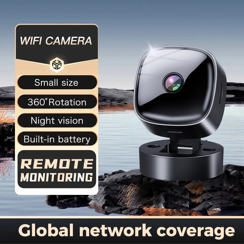 HD Wifi Smart Monitor Surveillance Cameras Remote Camcorders Video Qme