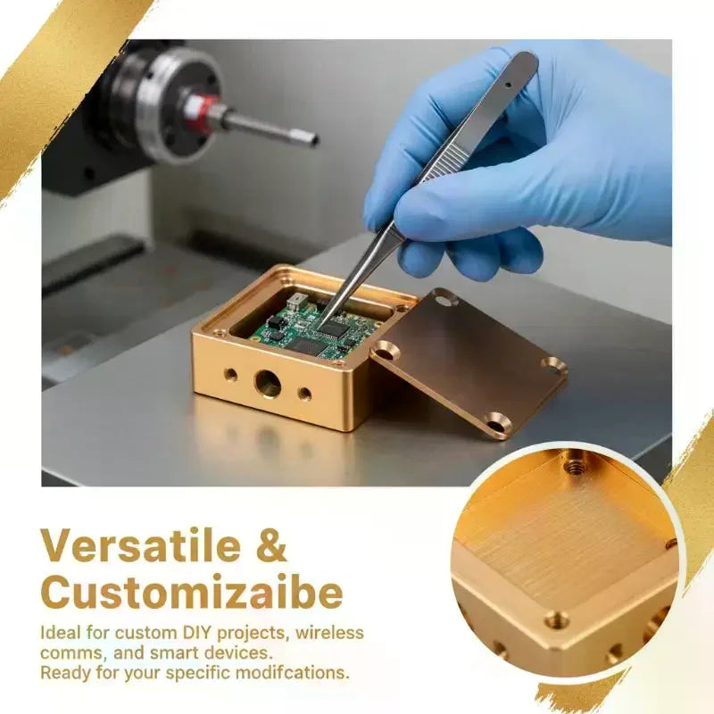 Aluminum RF Shield Enclosure Box SMA Connector Stable Reliable Qme