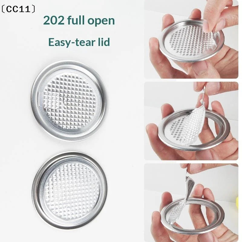 200 202 Aluminum Pull Ring Lid Foil Soda Drink Beer Cola Lids Food Qme