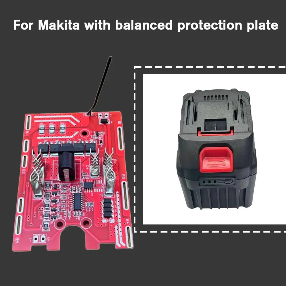 For Makita with Balanced Protection Plate 21V High-Power Alloy Battery Pack with Balanced Protection Board Temperature Control Qme