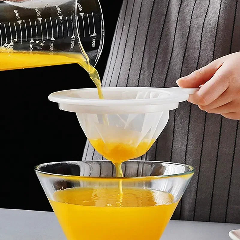 Soy Milk Wine Filter Bag Nut Milk Bag Tea Coffee Oil Yogurt Filter Net Mesh Kitchen Food Reusable Nylon Filter Bags Strainer Qme