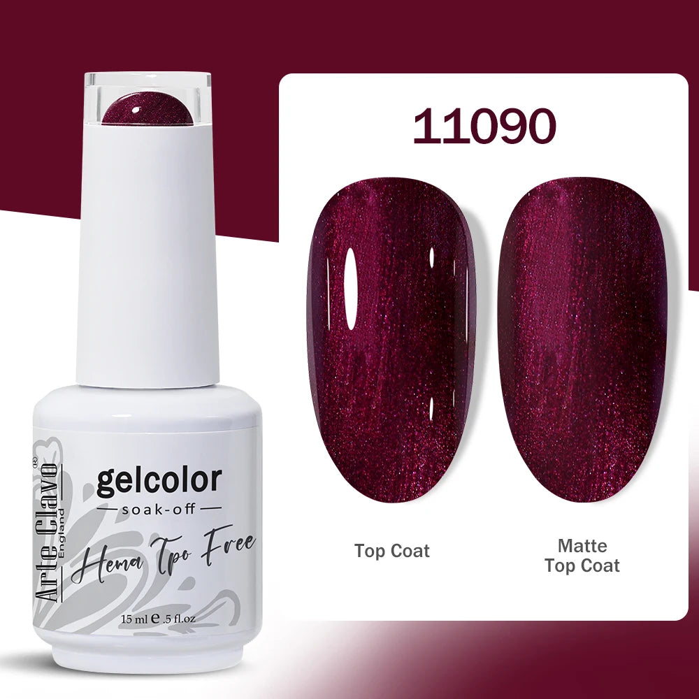 Arte Clavo Nail Art Semi Permanent Gel Polish Supplies Professionals Qme 11090