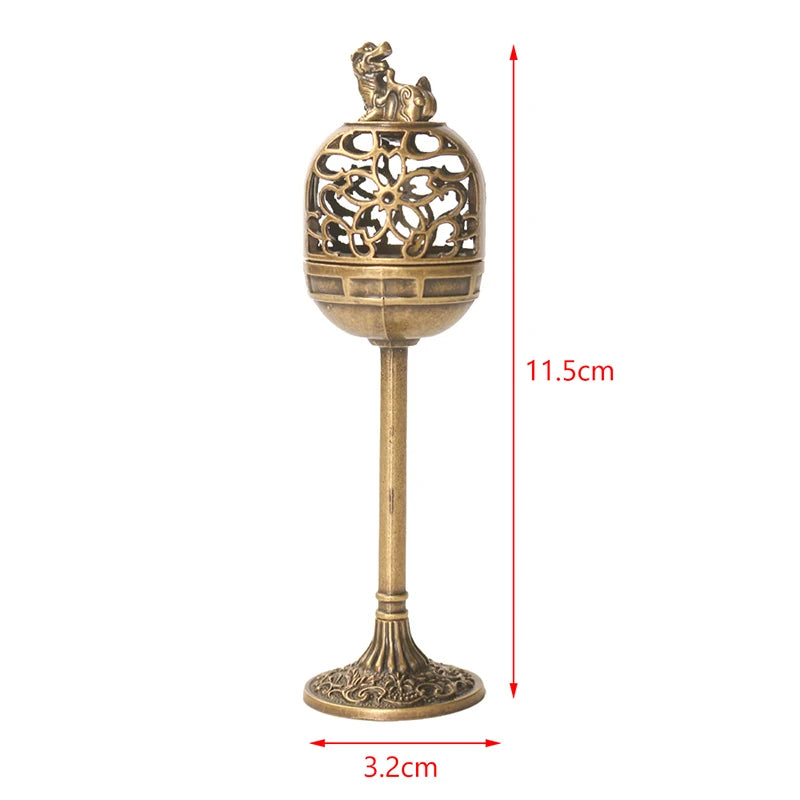 Magpie Hollow Lamp Sandalwood Fragrance Censer Smoking Backflow Incense Holder Tea House Ornaments Study Room Home Decor Qme B
