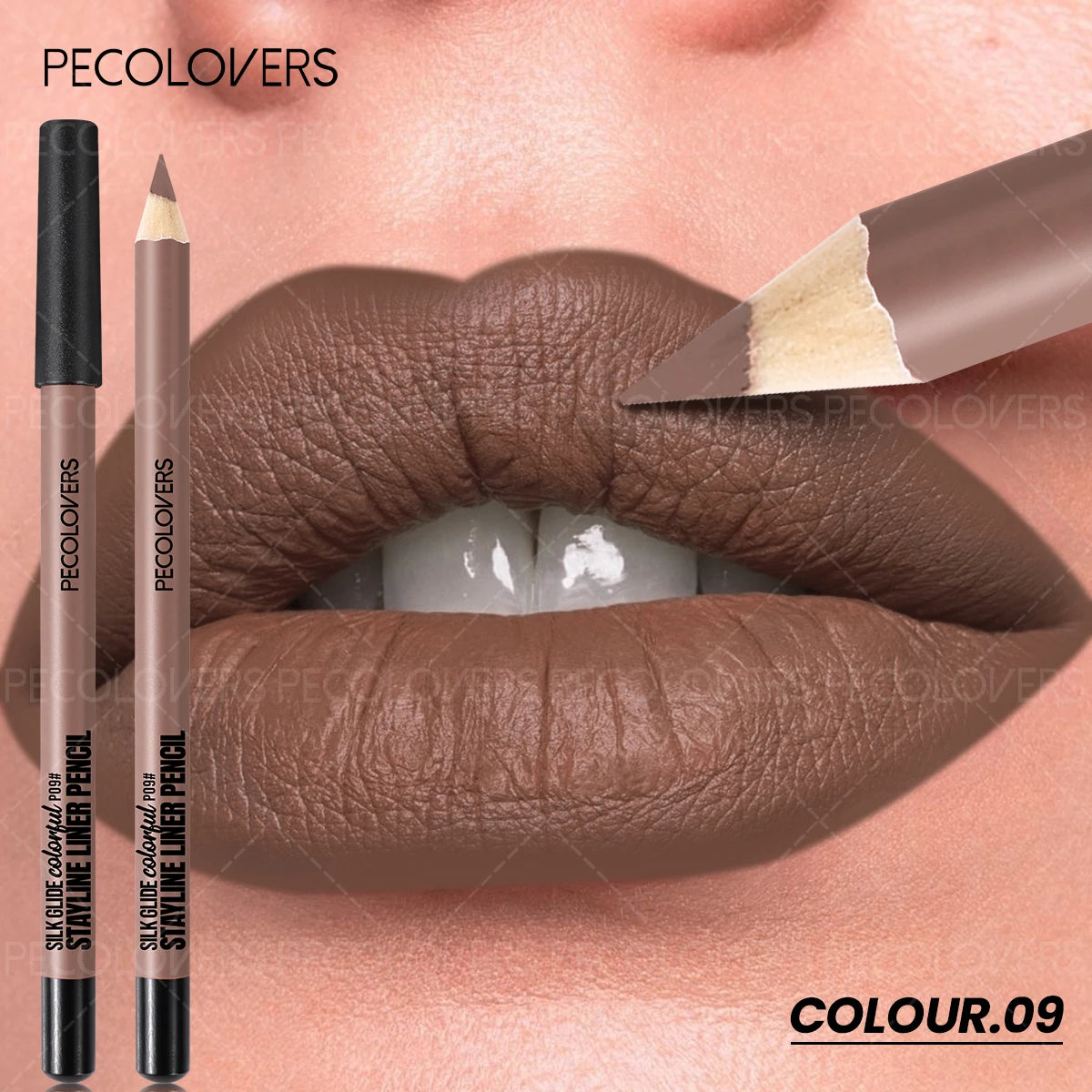 Matte Lipliner Second Back Lip Contour Plump Charming Lips Non Drying Qme 09