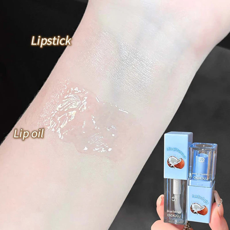 Honey Coconut Hydrating Lip Balm Oil Gege Bear Light Moisturizing Qme