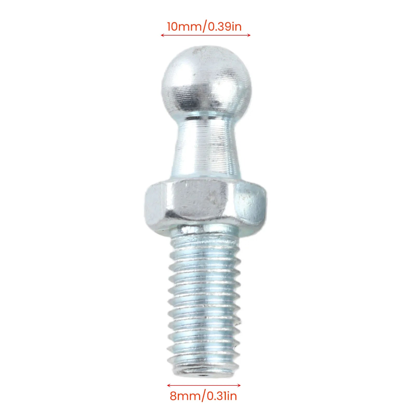 Car Iron Ball Stud Bolt M8 for Gas Struts Ball Ended Bonnet Ball Stud Ball Stud Bolt M8 for Gas Struts Ball Stud Bolt M8 Qme