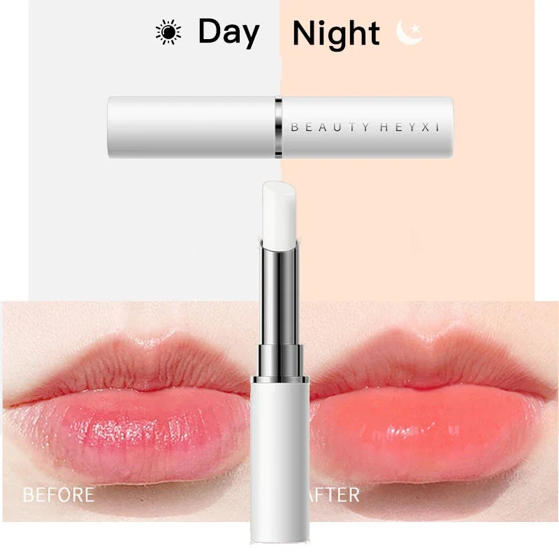 White Tube Lip Balm Moisturizing Colorless Long-Lasting Natural Lipstick Lip Care Makeup Cosmetics Qme