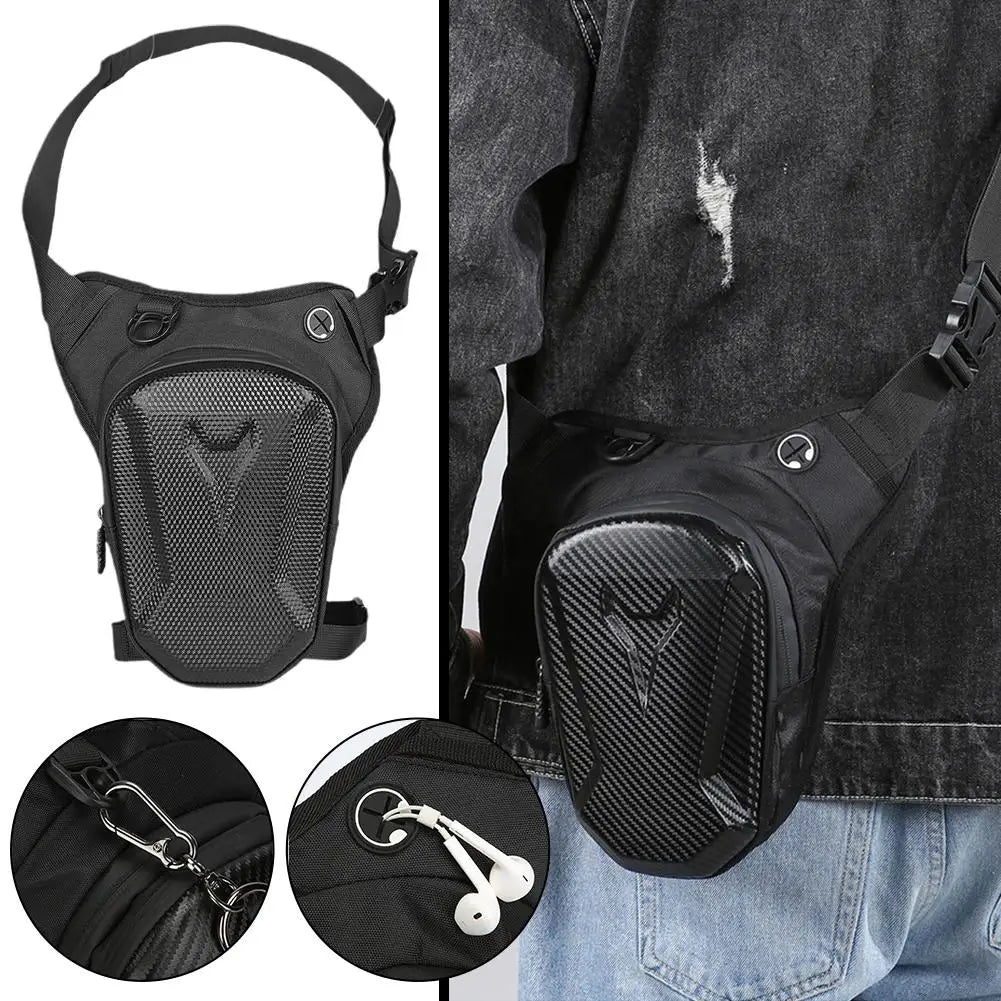 Motorcycle Leg Tank Bag Waterproof Waist Pack Crossbody Rider Biker Drop Thigh Motocross Moto Gear Men Women Qme