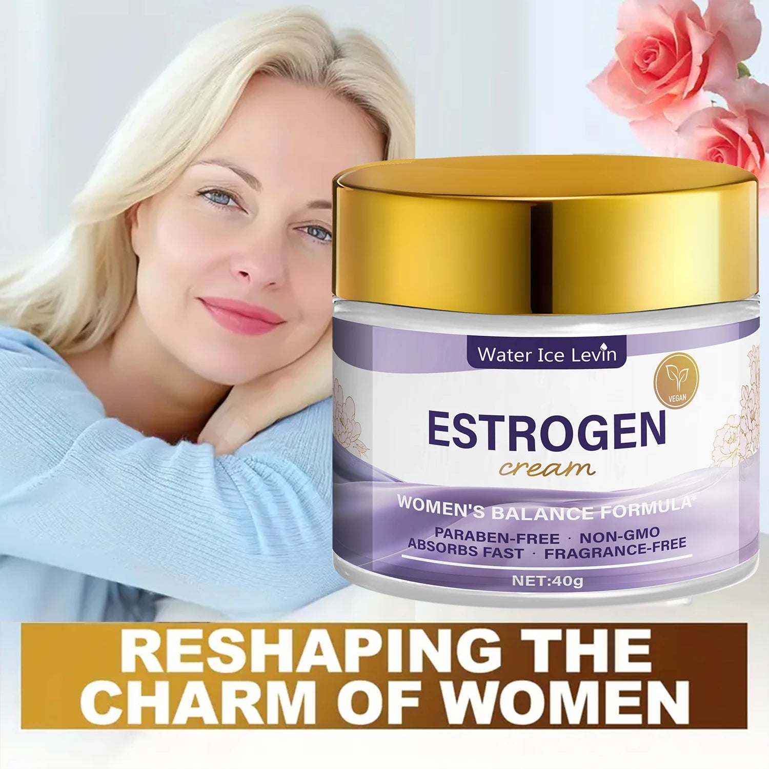 Estrogen Cream with Bee Venom & Vitamin E - Moisturizing & Nourishing Formula for Softer, Confident Skin Qme