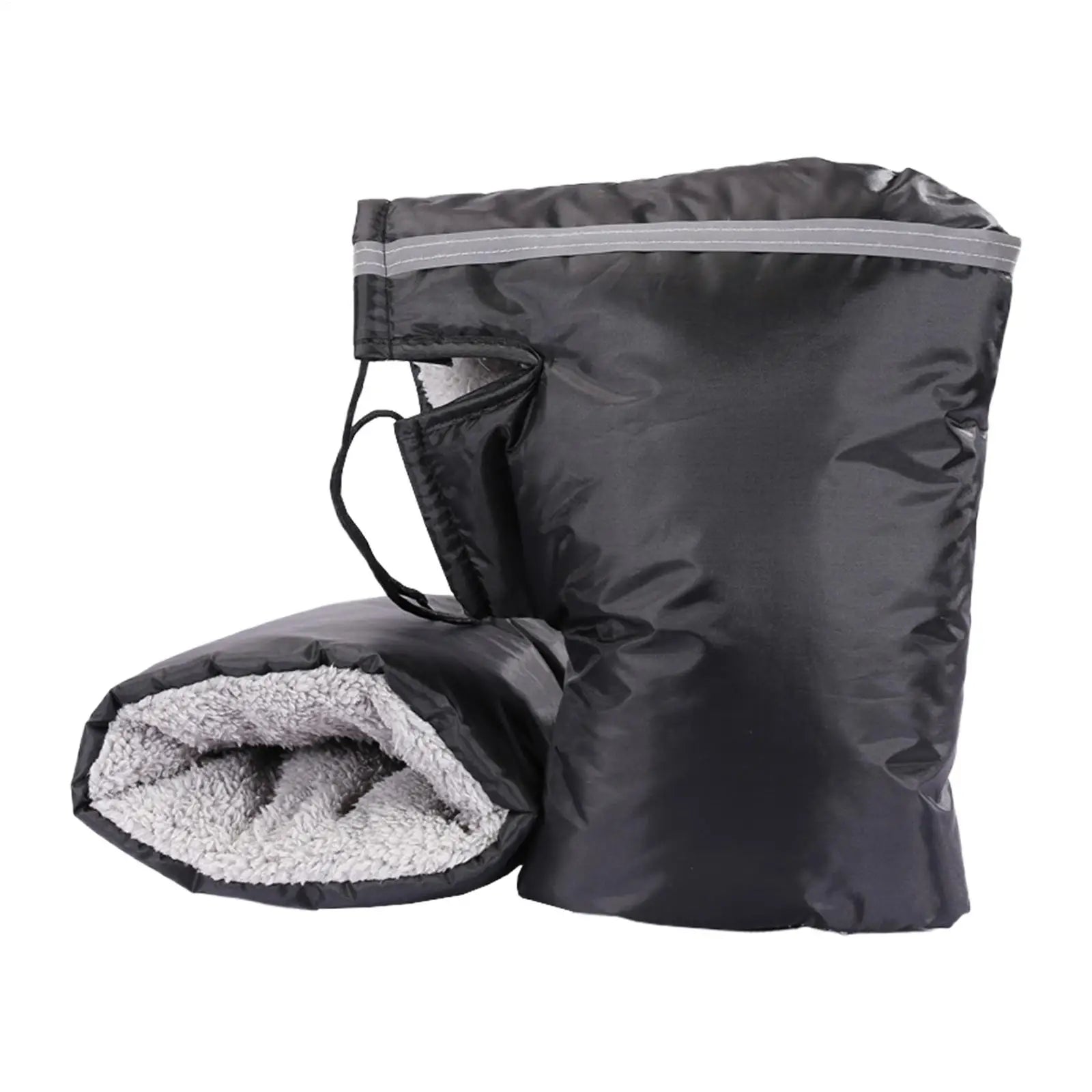 1pair Road Bicycle Handlebar Mittens Waterproof Winter Motorcycle Gloves Bike Handle Cover For Touring Camping Scooters Mountain Qme