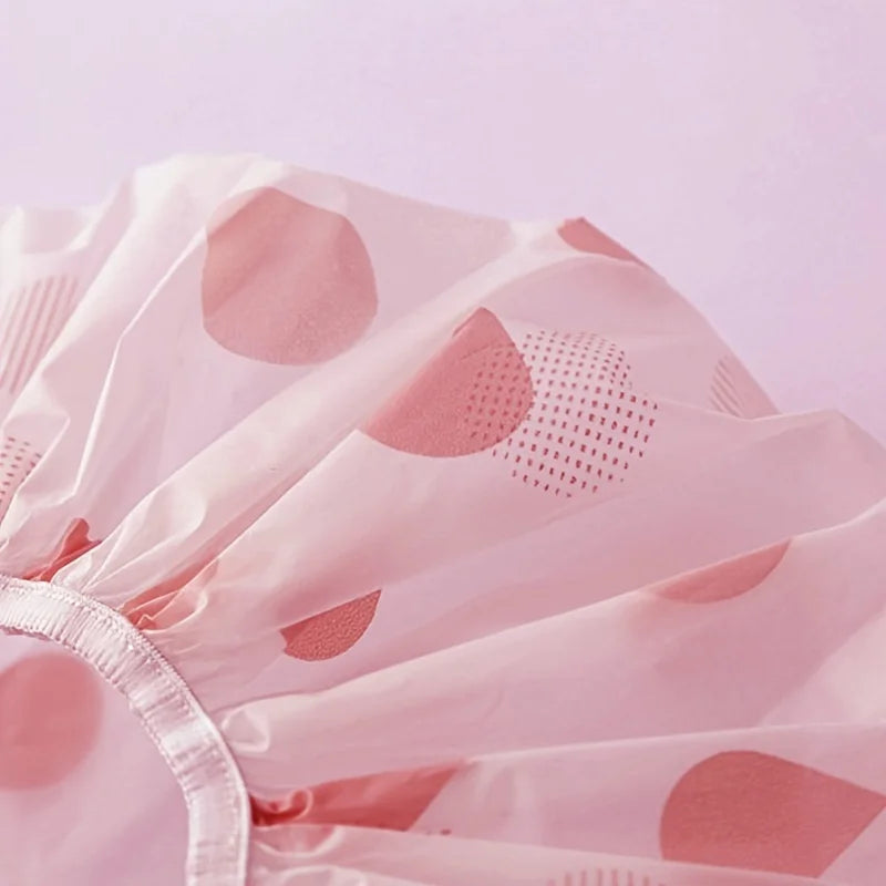 Waterproof Shower Cap Hair Protection During Bathing Qme
