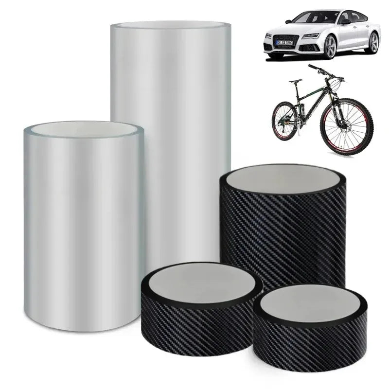 1PCS Bicycle Stickers Tape 3M 5M 7M 10M Bike Frame Protector Cycling Tape Film Invisible Scratch Resistant Riding Decoration Qme