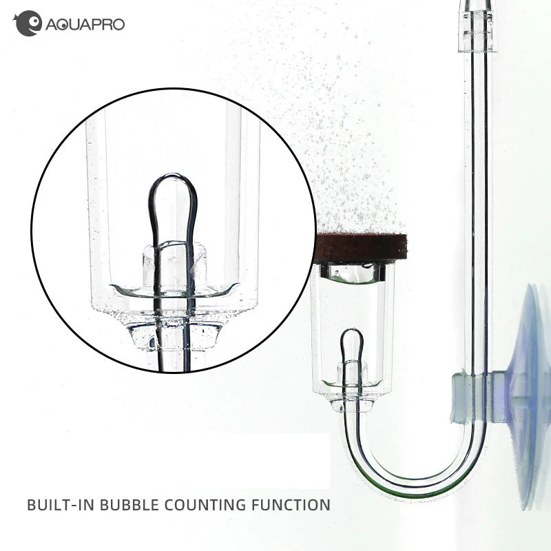 Aquarium CO2 Diffuser Fish Tank Bubble Mini Counter Accessories Sprayer Equipment Akvarium Filter Terrarium Marine Goods Tools Qme