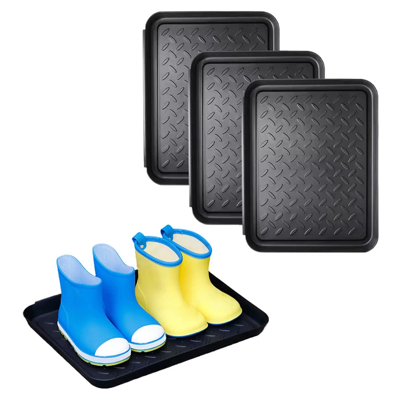 1 2 Shoe Mat Trays Car Shoes Storage Tray Dog Cat Bowl Mats Qme