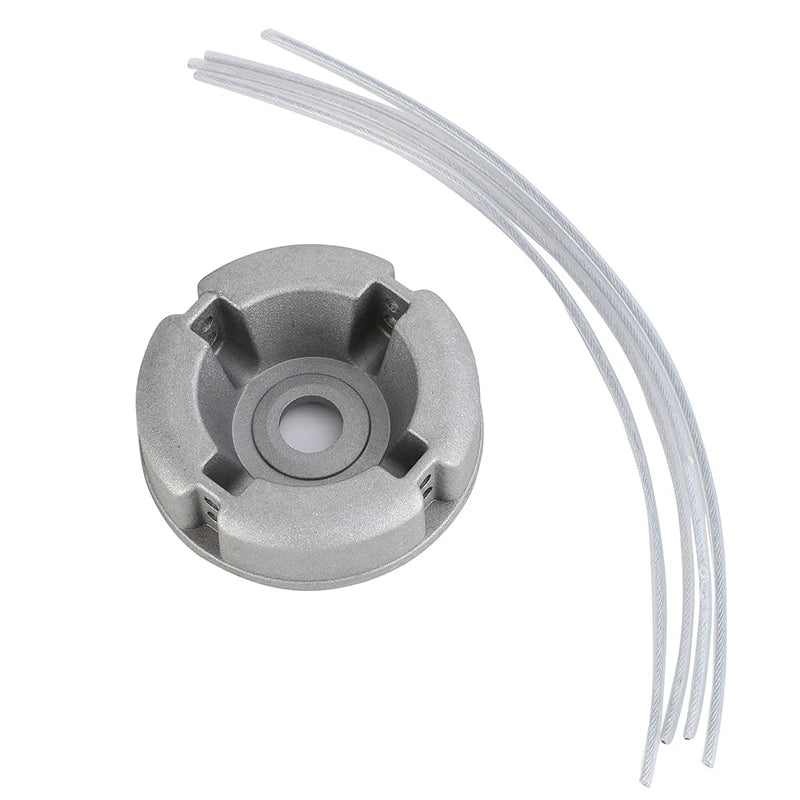 Universal Aluminum Alloy Lawn Mower Head Replacement Nylon Steel Qme