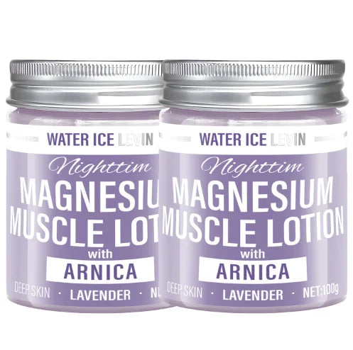 Magnesium Muscle Lotion with Hyaluronic Acid & Lavender for Deep Hydration & Soothing Relief, Lightweight & Fast-Absorbing. Qme Pink 100g