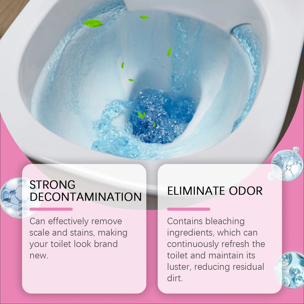 Jue Fish 5/8 Items Multifunctional Toilet Cleaning Stick Effectively Removes Odors, Stains, and Urine Deposits From Toilets Qme