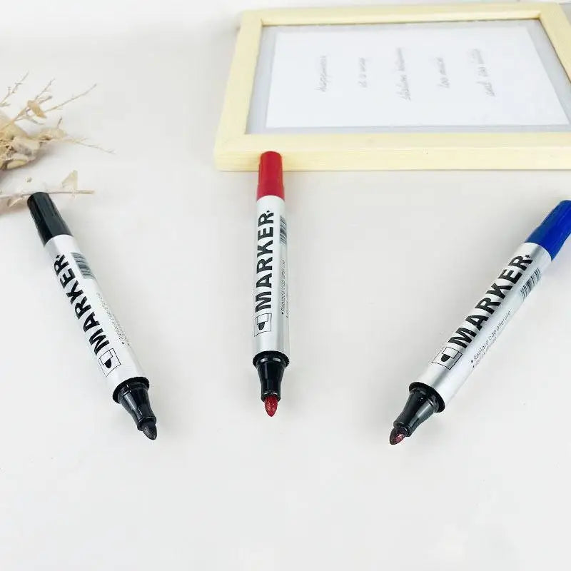 Black Permanent Paint Marker Pen Fine Nib Waterproof Smudge Proof Art Qme